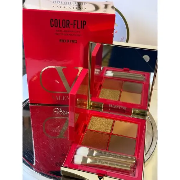 Valentino COLOR-FLIP EYESHADOW PALETTE - 8 Shades - NEW in BOX - Picture 11 of 11